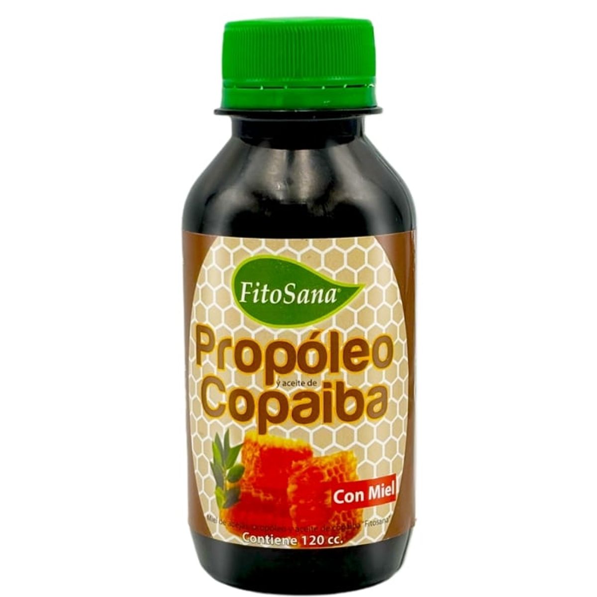 FITOSANA - PROPOLEO Y ACEITE DE COPAIBA CON MIEL FITOSANA - JALEA 120CC