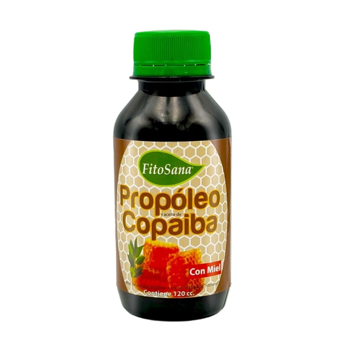 FITOSANA - PROPOLEO Y ACEITE DE COPAIBA CON MIEL FITOSANA - JALEA 120CC