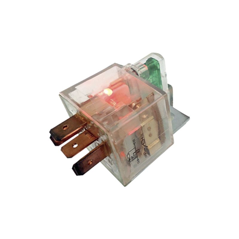GENERICO - Relay 12v 5 Pines 80 Amp + Fusible Transparente Auto