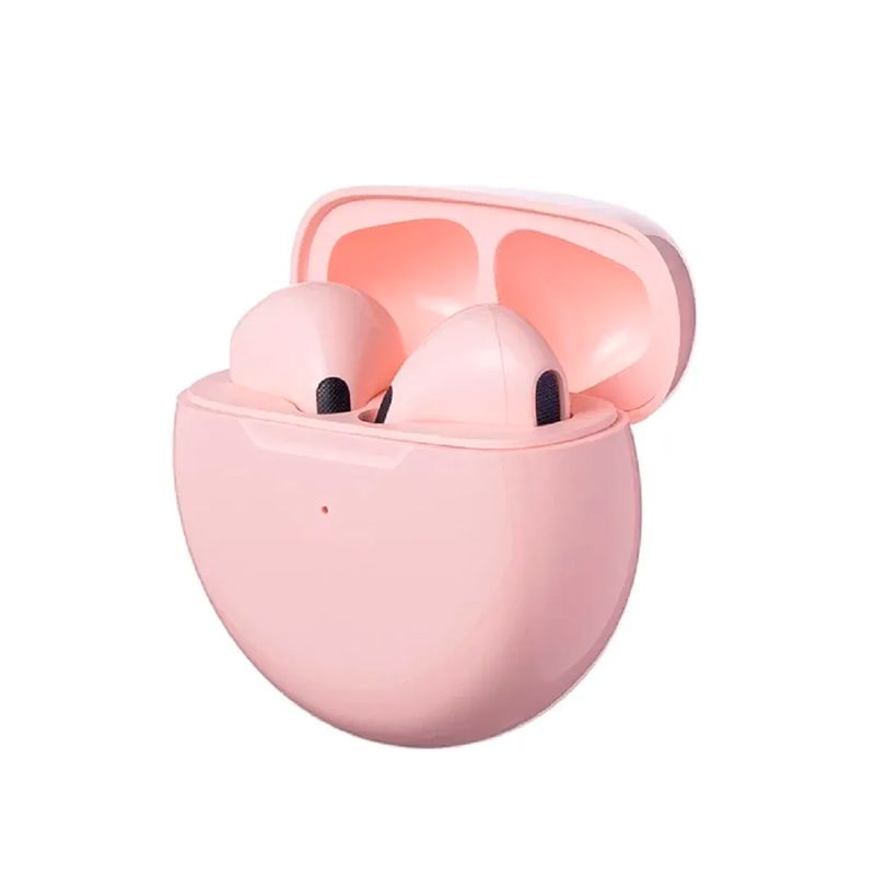 GENERICO - Audífonos inalámbricos Pro 6 con Bluetooth 5.1 Rosado