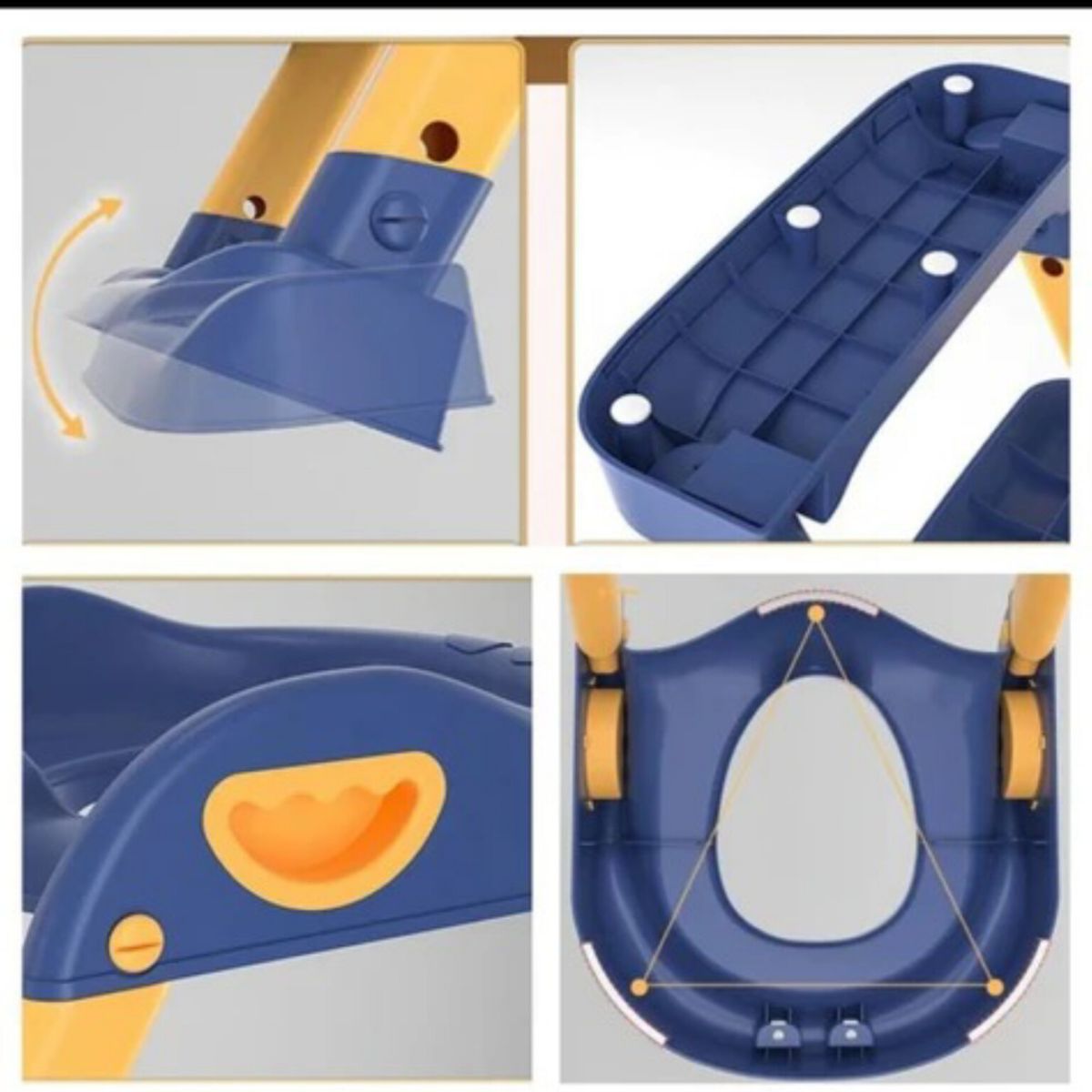 OEM - Asiento de Entrenamiento para Baño  con Escalera Plegable