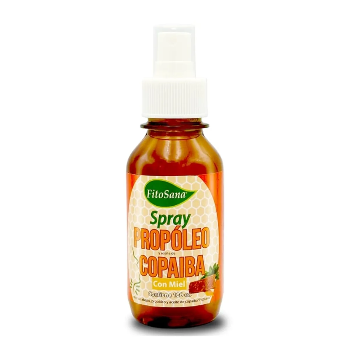 FITOSANA - PROPOLEO Y ACEITE DE COPAIBA CON MIEL FITOSANA - JALEA SPRAY 120CC