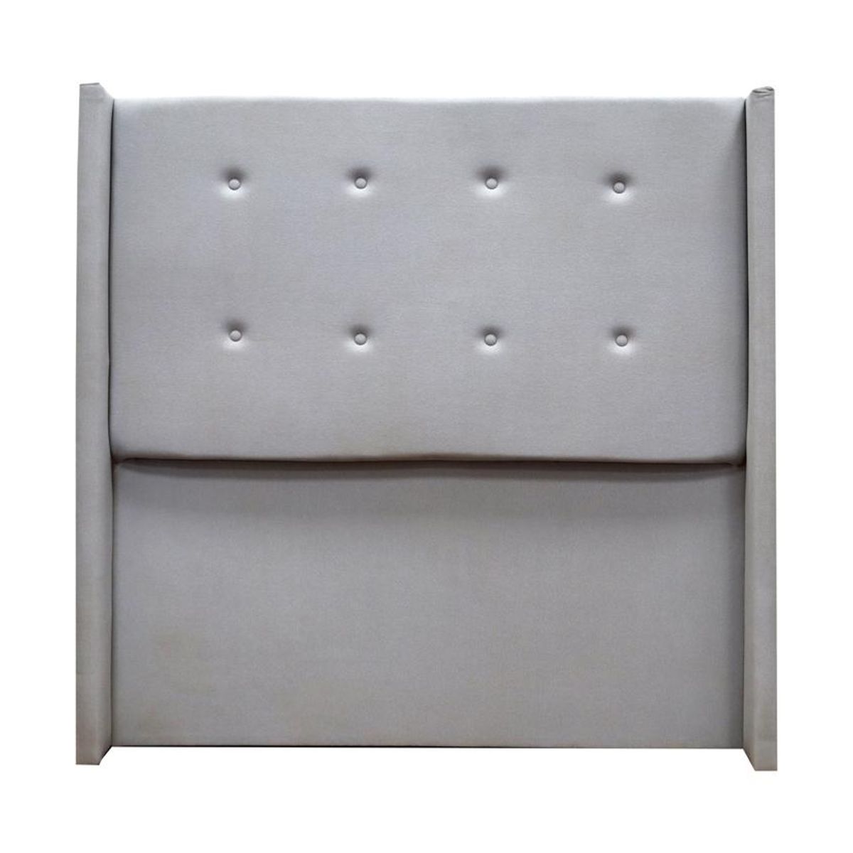 MUEBLES MACRUMO - Cabecera Alta Kuni Queen - Color gris claro antifluido
