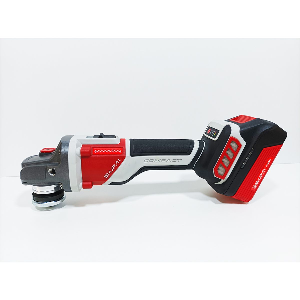 JUSTO - AMOLADORA / ESMERIL INALÁMBRICA 20V ANGULAR - 2 BATERIAS