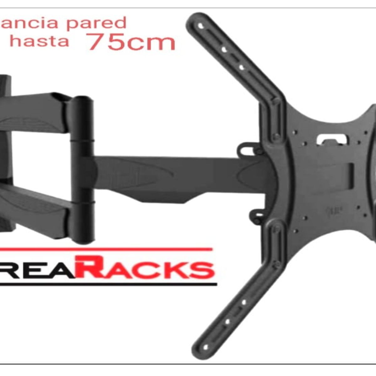 GENERICO - RACK TV MOVIL ESTETICO GIRO TOTAL TV 32 A 65" /JL70 NEGRO