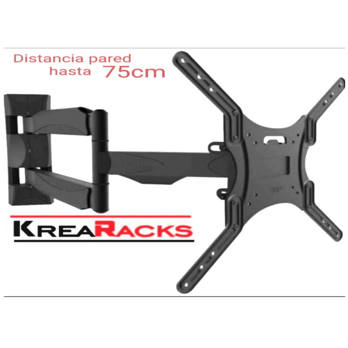 GENERICO - RACK TV MOVIL ESTETICO GIRO TOTAL TV 32 A 65" /JL70 NEGRO