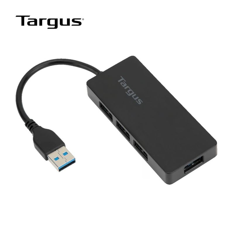 TARGUS - Targus Hub 4 en 1 USB 3.0 de 4 Puertos Negro - ACH155