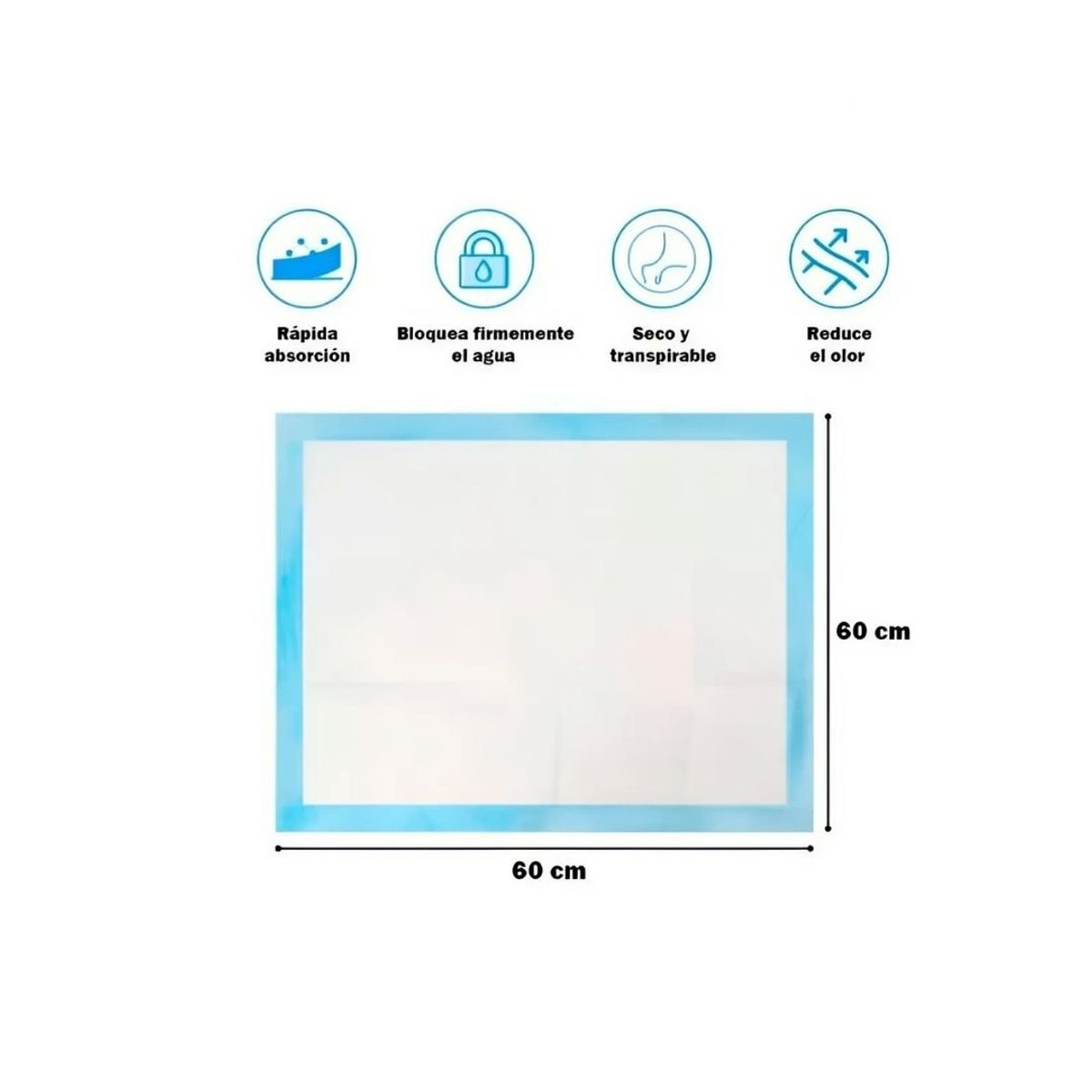 GENERICO - Pañales Entrenadores de Piso Para Mascotas Talla L