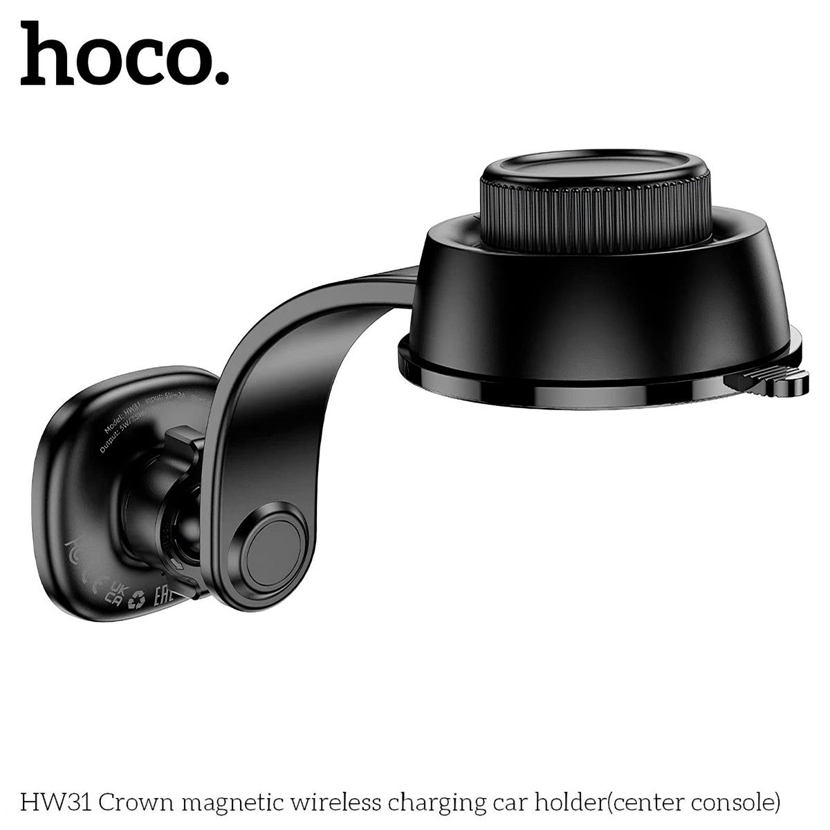 HOCO - Cargador Holder Magnetico Hoco Hw31 Carga Inalambrica 15w