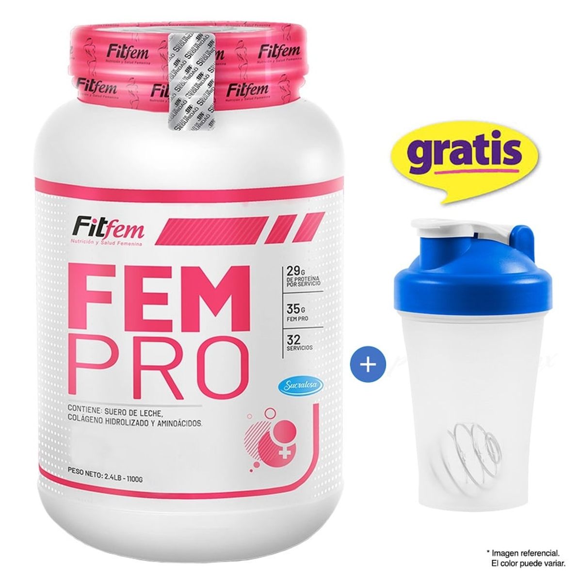 FITFEM - Proteína FEM PRO 1100GR FITFEM CHOCOLATE