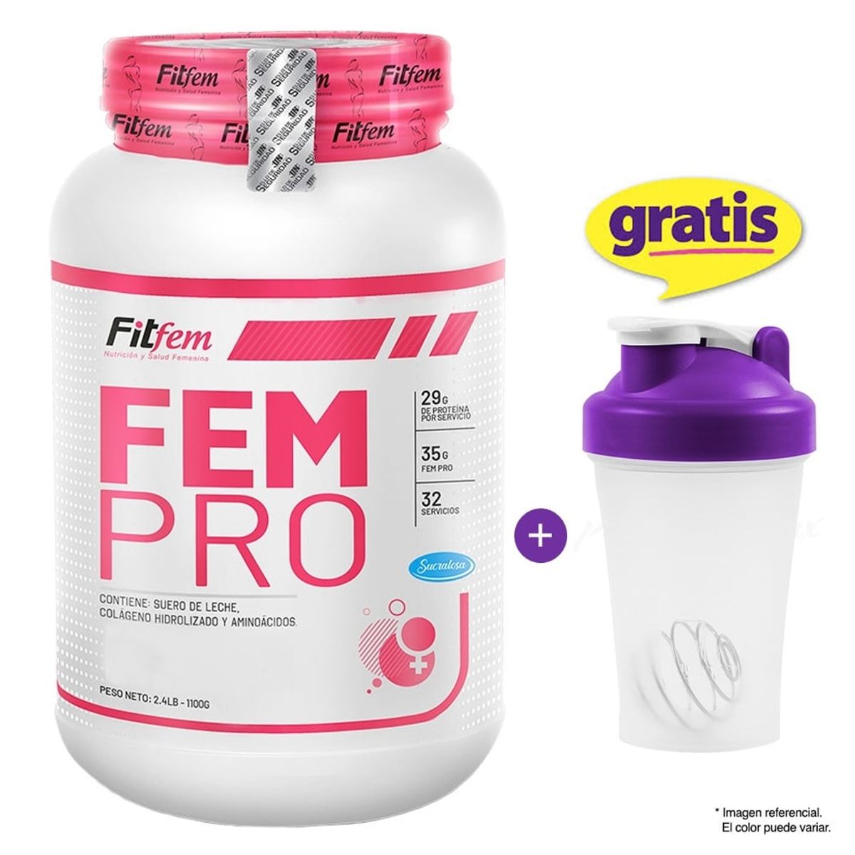 FITFEM - FEMPRO 11KG PROTEÍNA FITFEM CHOCOLATE