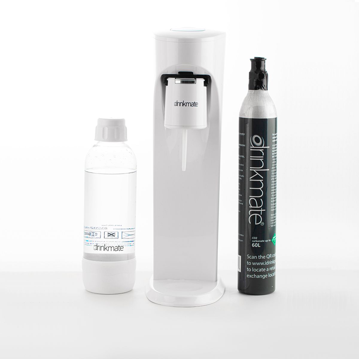DRINKMATE - Sistema de Gasificación de Bebidas Drinkmate Blanco