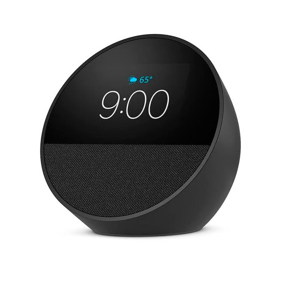 AMAZON - ASISTENTE AMAZON ALEXA ECHO SPOT 2024 NEGRO
