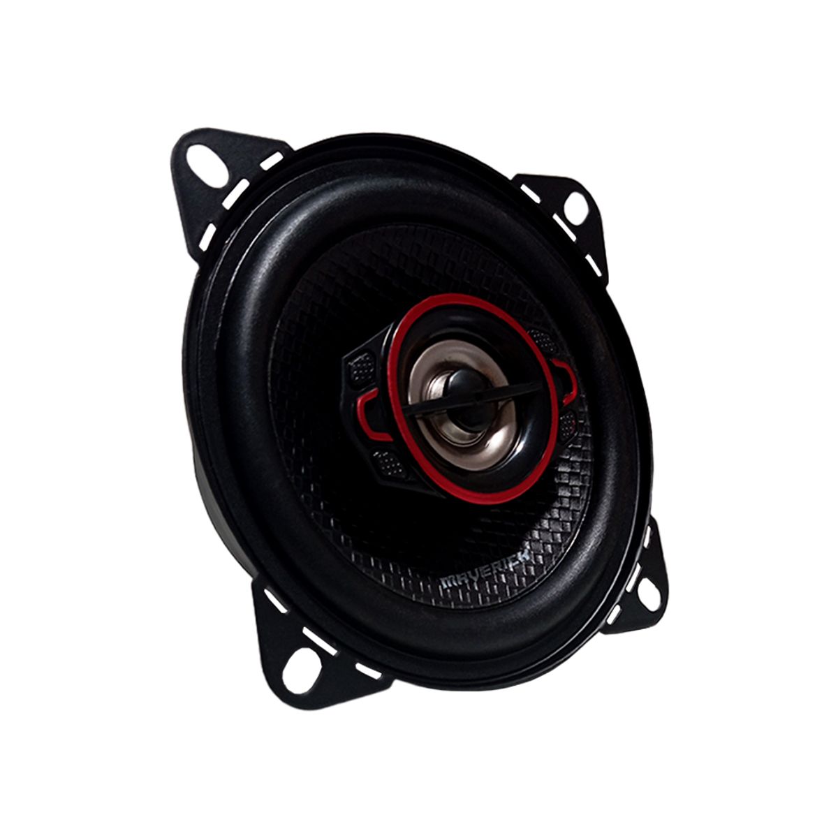 GENERICO - Parlantes 4 Pulgadas 2 Vias Maverick Coaxiales Auto Color Negro