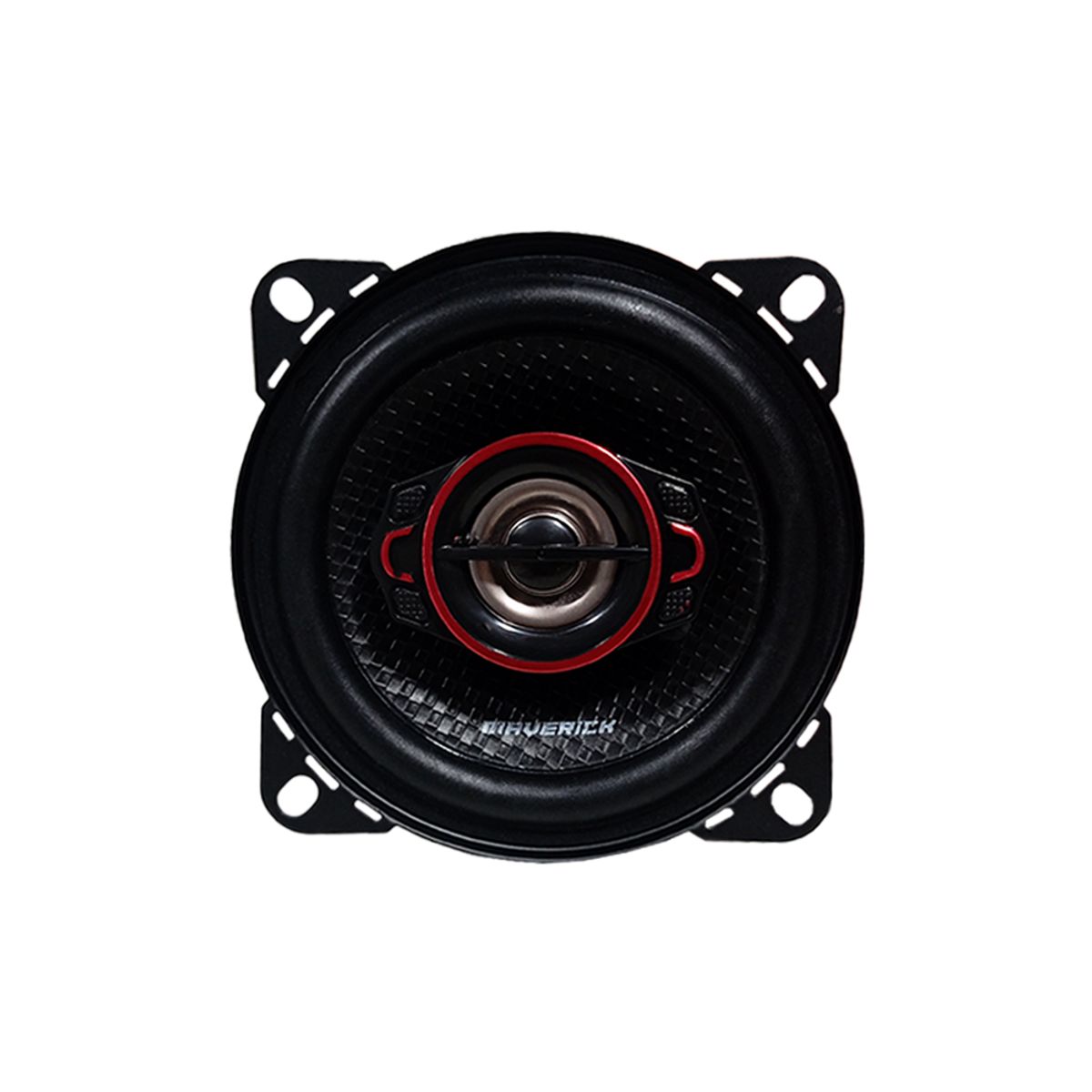 GENERICO - Parlantes 4 Pulgadas 2 Vias Maverick Coaxiales Auto Color Negro
