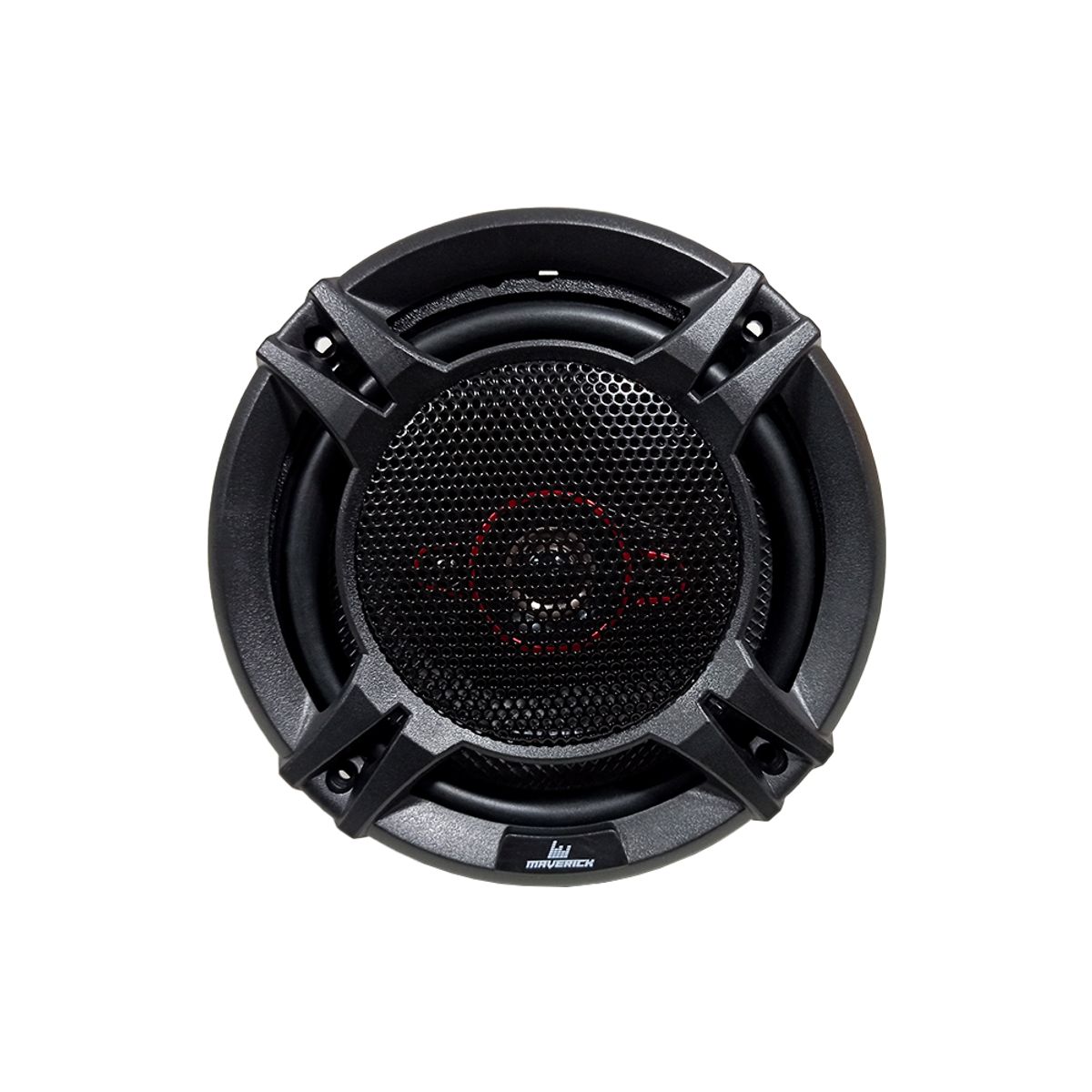 GENERICO - Parlantes Para Auto 6,5 Pulgadas 600w 4 Vías Maverick 10650 Color Negro