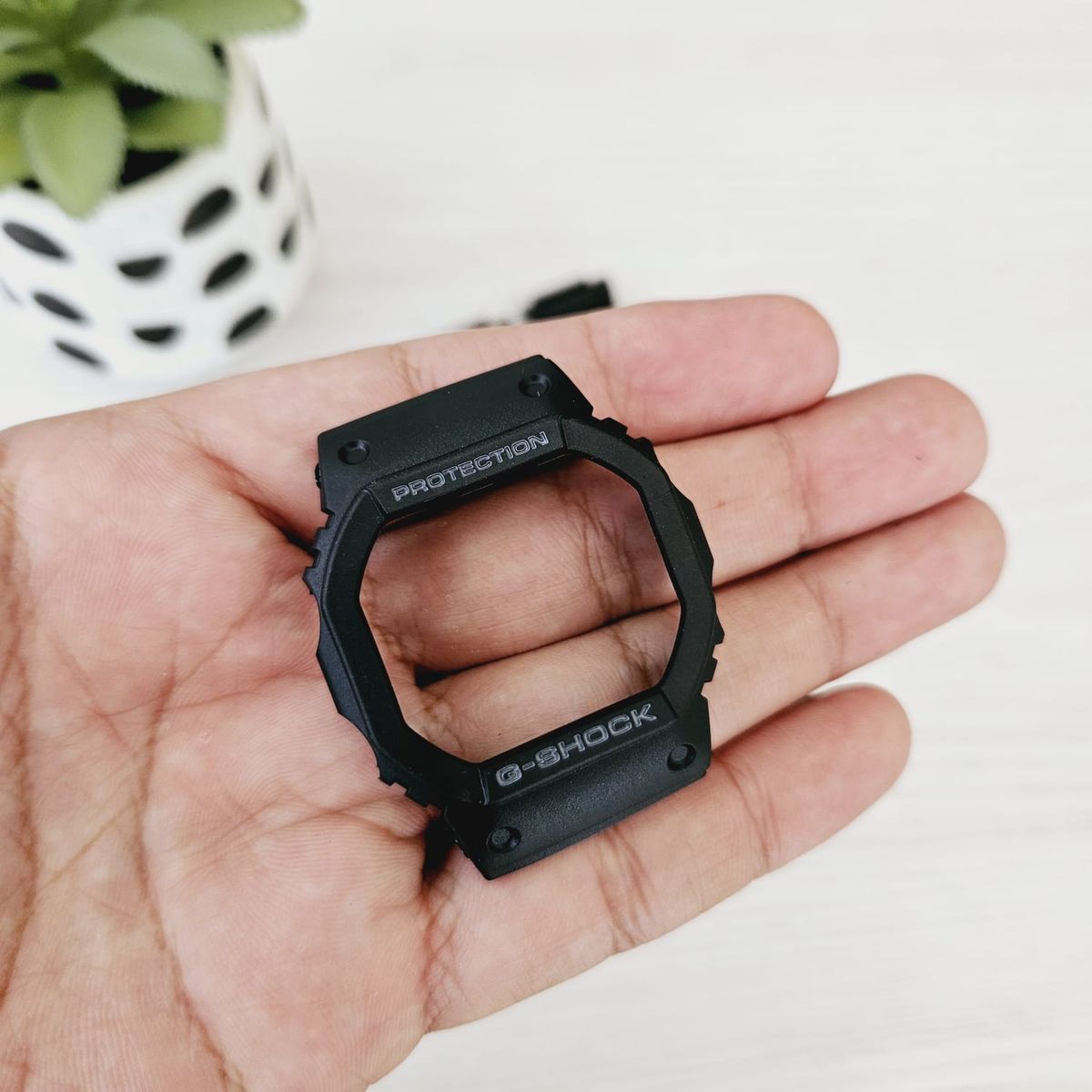 GENERICO - Correa Repuesto con Bisel para CASIO G-SHOCK DW-5600 - Negro