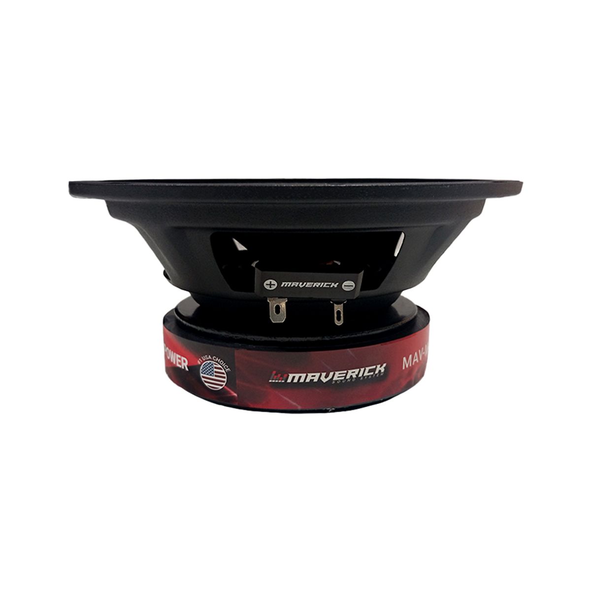 GENERICO - Juego Parlantes Medios Auto 600watts 6.5 Pulgadas Audio Color Negro