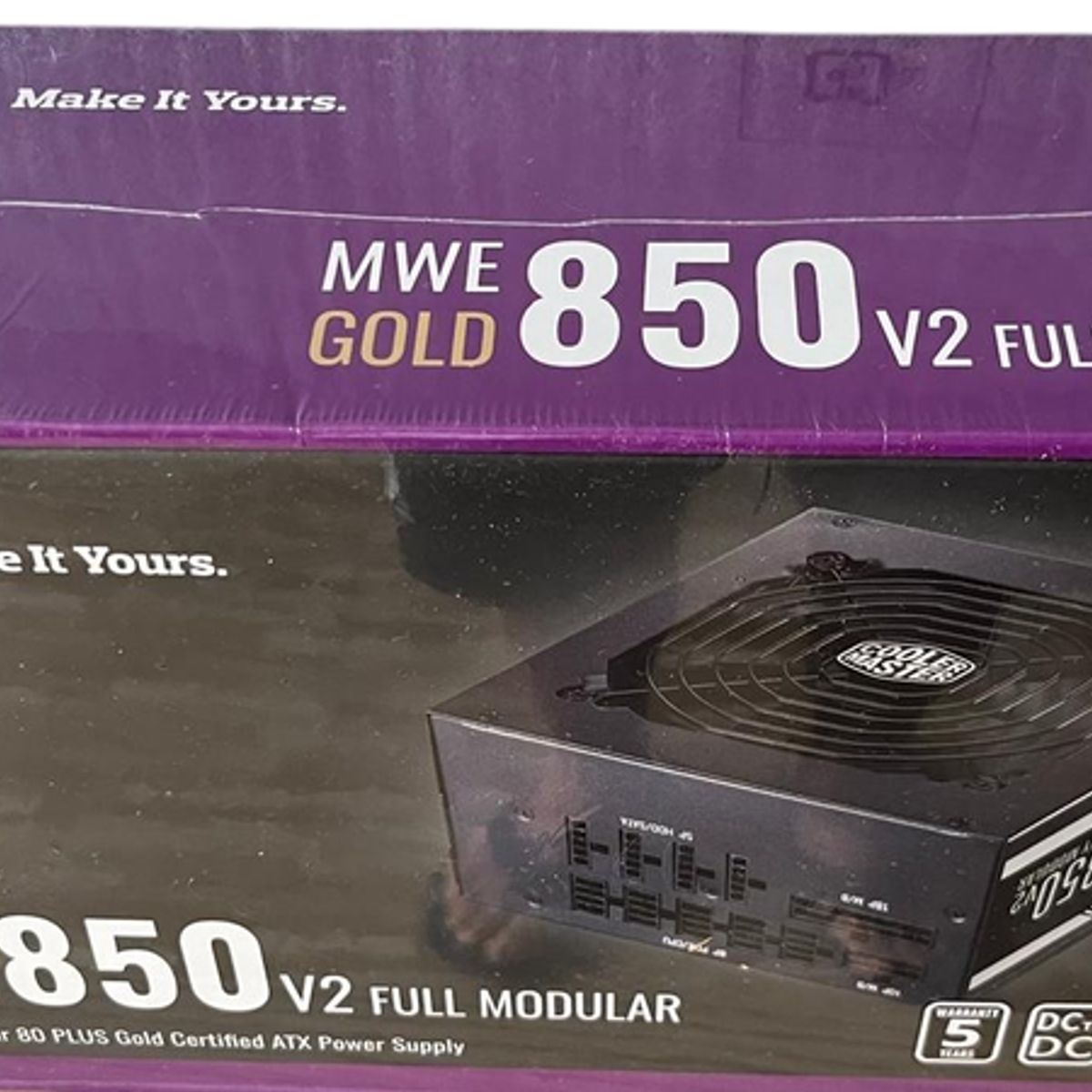 COOLER MASTER - FUENTE 850W 80PLUS GOLD COOLER MASTER MWE GOLD 850V2 FULL MODULAR