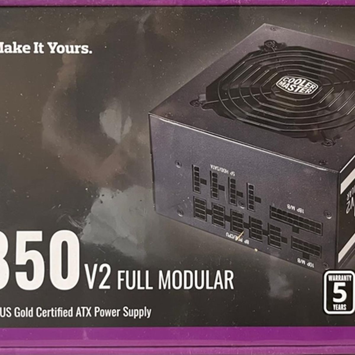 COOLER MASTER - FUENTE 850W 80PLUS GOLD COOLER MASTER MWE GOLD 850V2 FULL MODULAR
