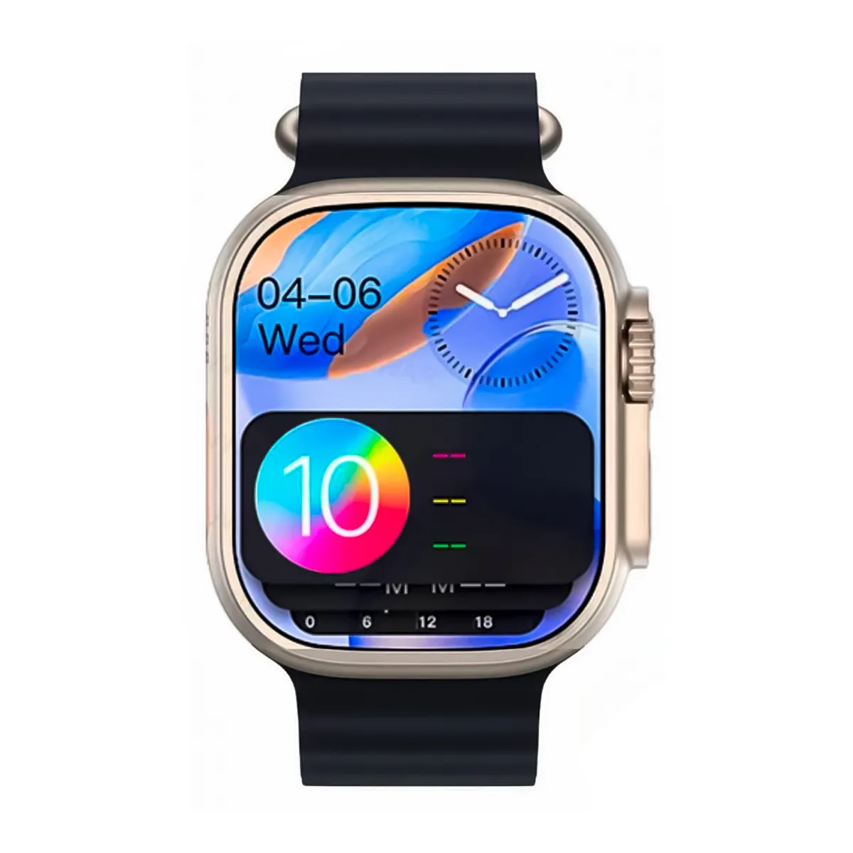 GENERICO - Smartwatch Hello 3 Plus Ultra con Pantalla Amoled Negro