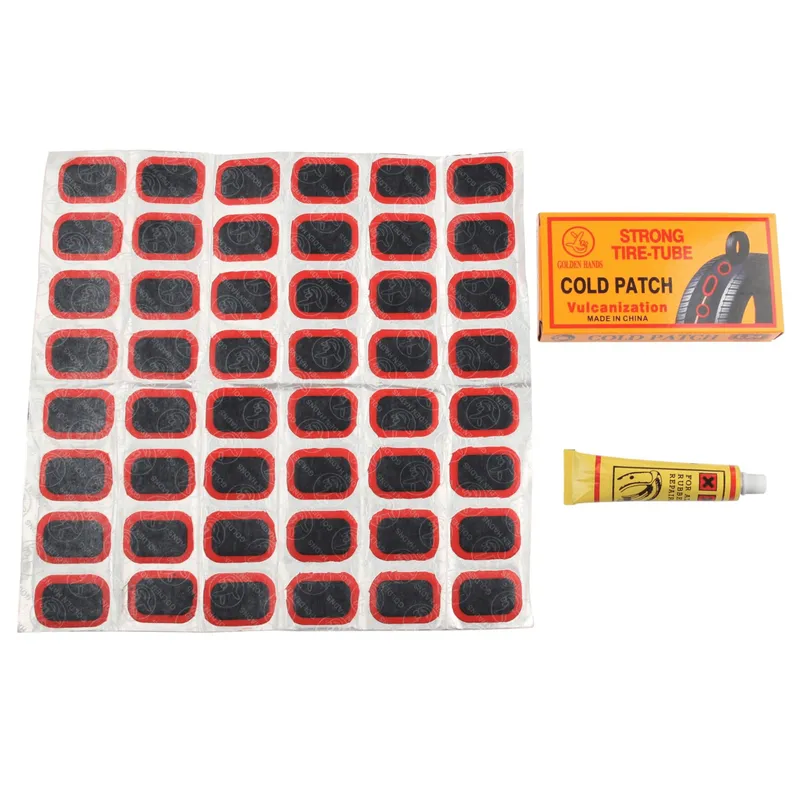 GENERICO - Parche Reparacion Frio Llanta Bicicleta Scooter 48 parches