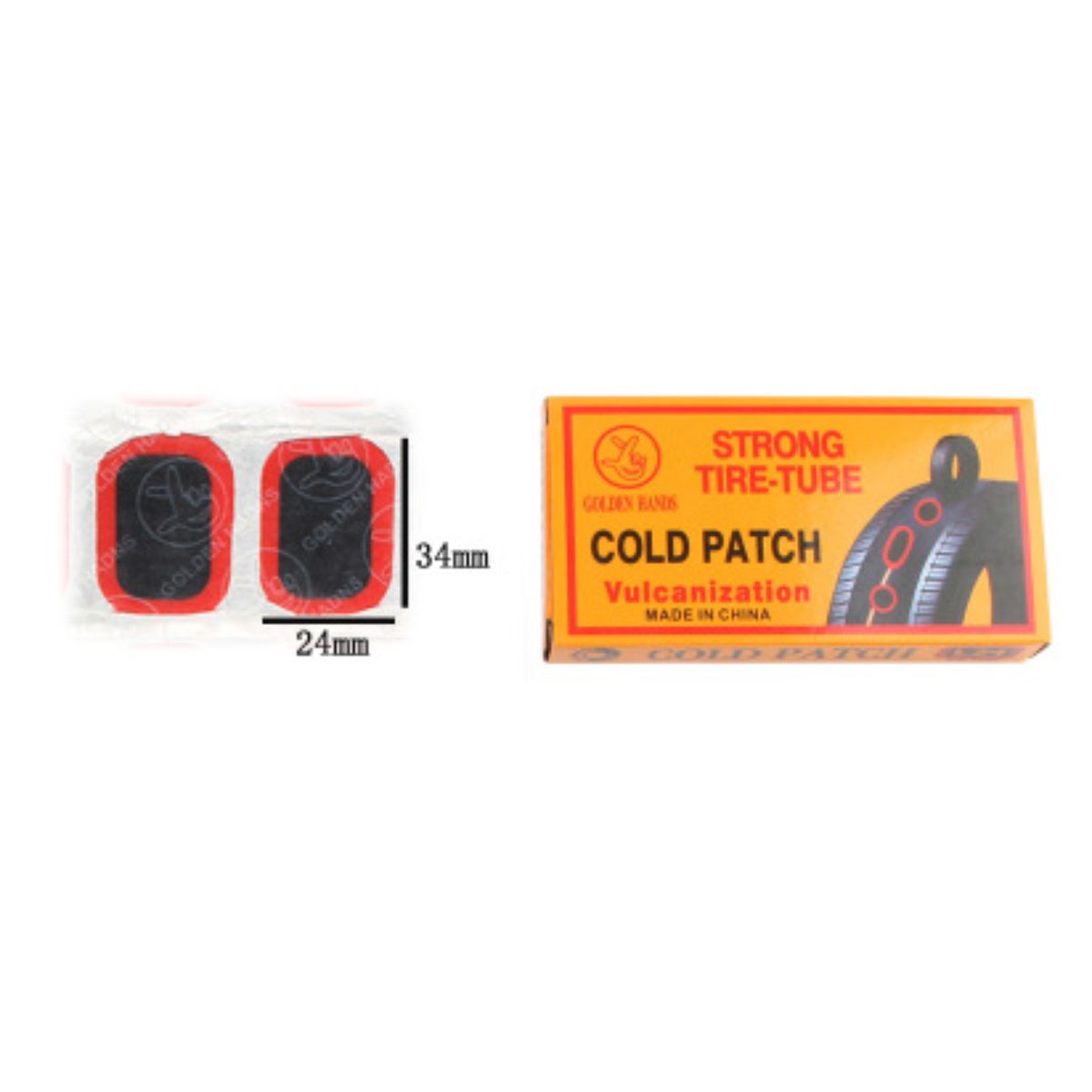 GENERICO - Parche Reparacion Frio Llanta Bicicleta Scooter 48 parches