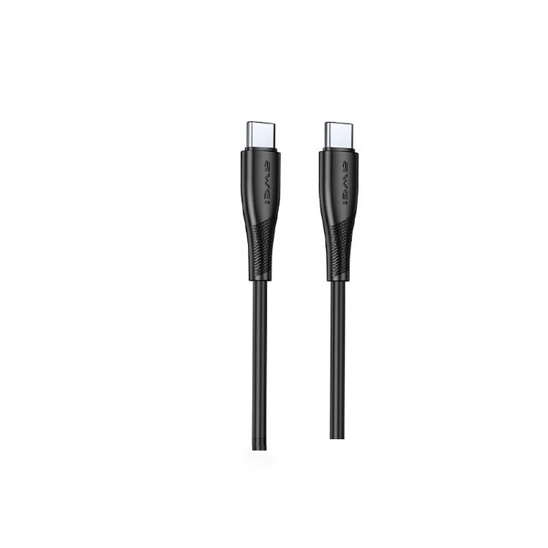 AWEI - CABLE AWEI CL-182C TIPO-C A TIPO-C NEGRO