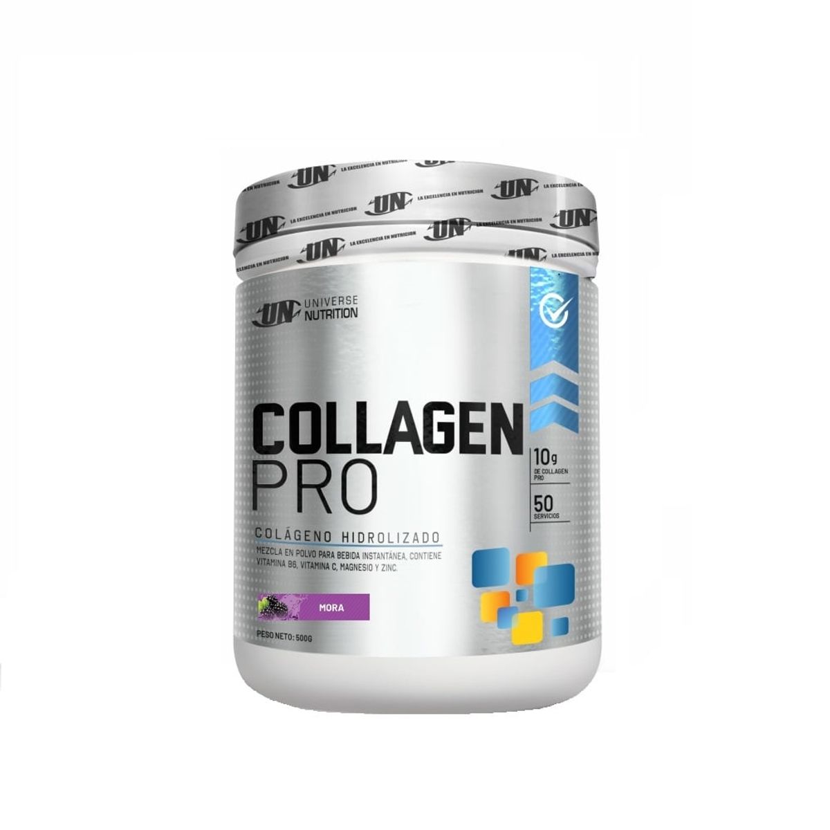 UNIVERSE NUTRITION - COLAGENO COLLAGEN PRO 500G HIDROLIZADO MORA