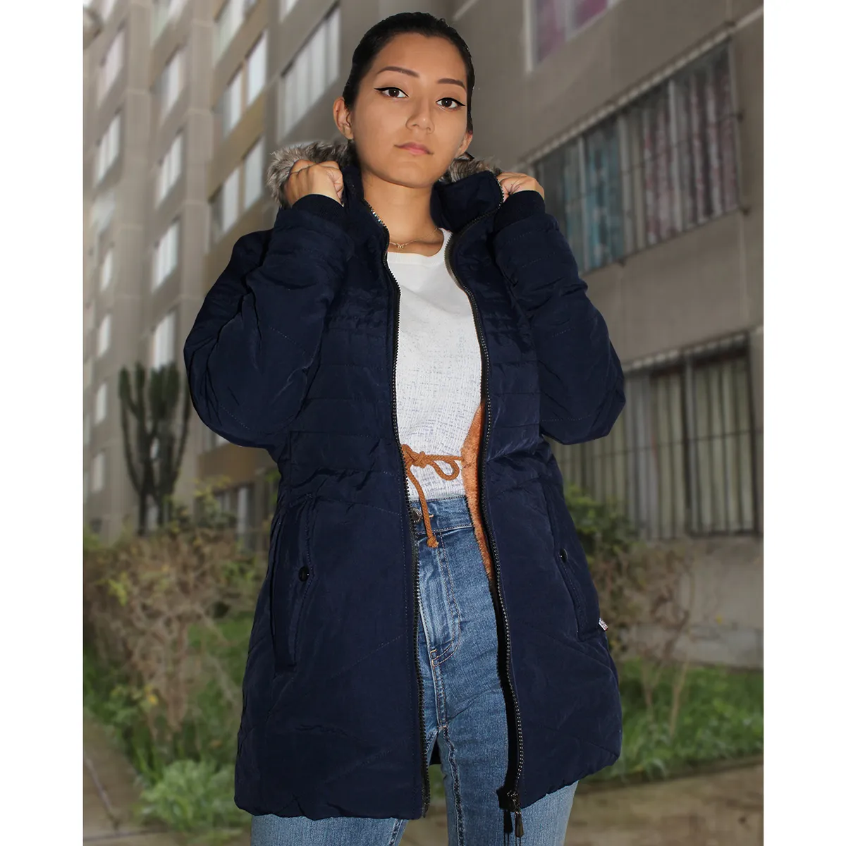 GENERICO - Casaca Parka Abrigo de Invierno para Mujer