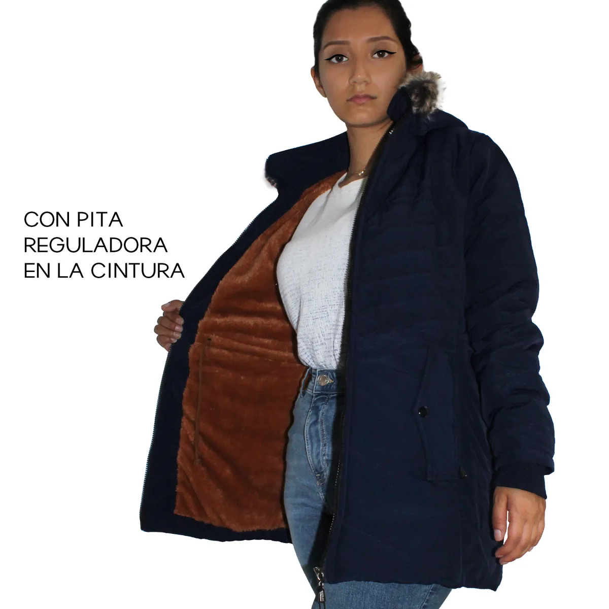 GENERICO - Casaca Parka Abrigo de Invierno para Mujer