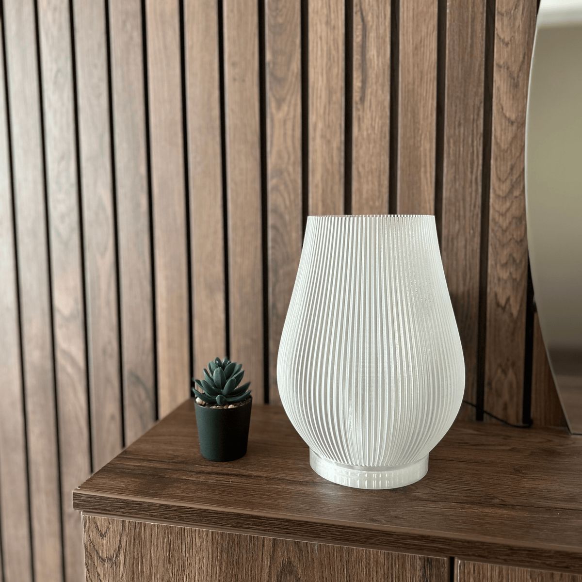 GENERICO - Lámpara Halo Translúcida de impresión 3D