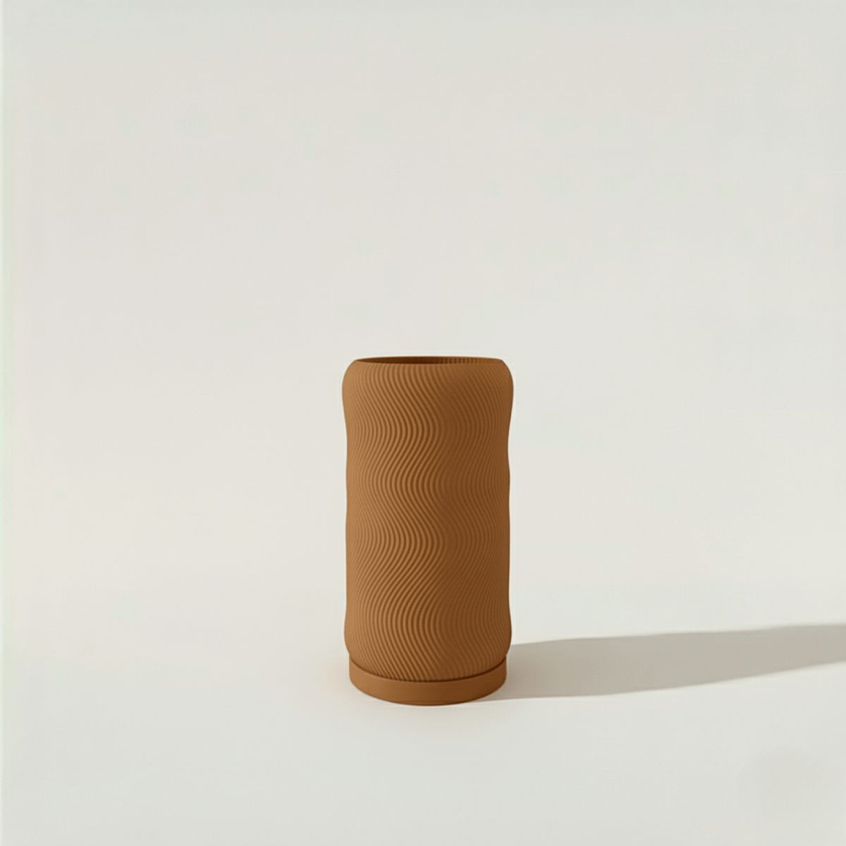 GENERICO - Lámpara Ondaris de impresión 3D Marrón claro