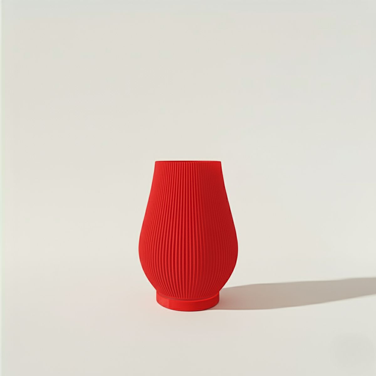 GENERICO - Lámpara Halo de impresión 3D Rojo