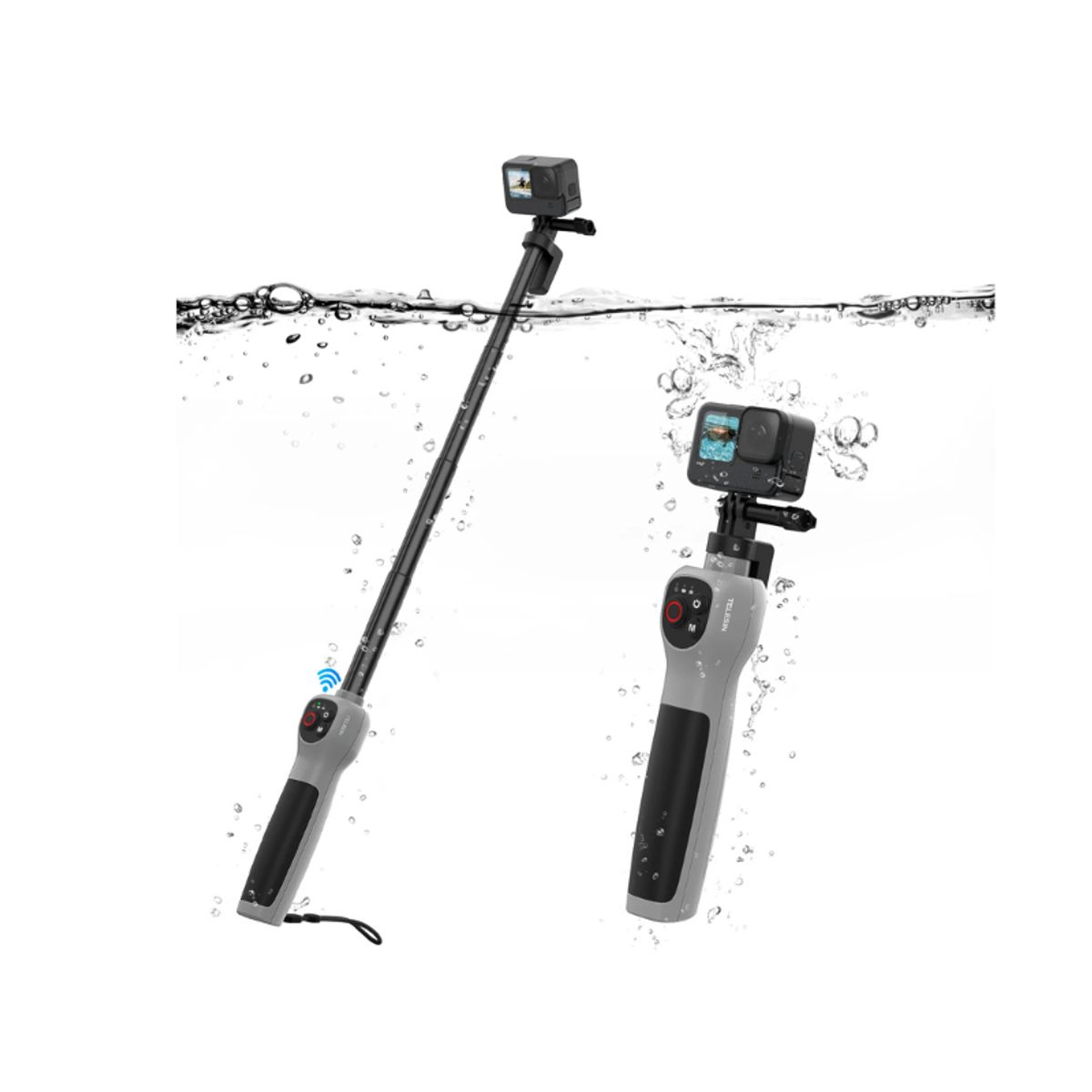 TELESIN - Selfie acuático Para Gopro hero 13 12 11 10