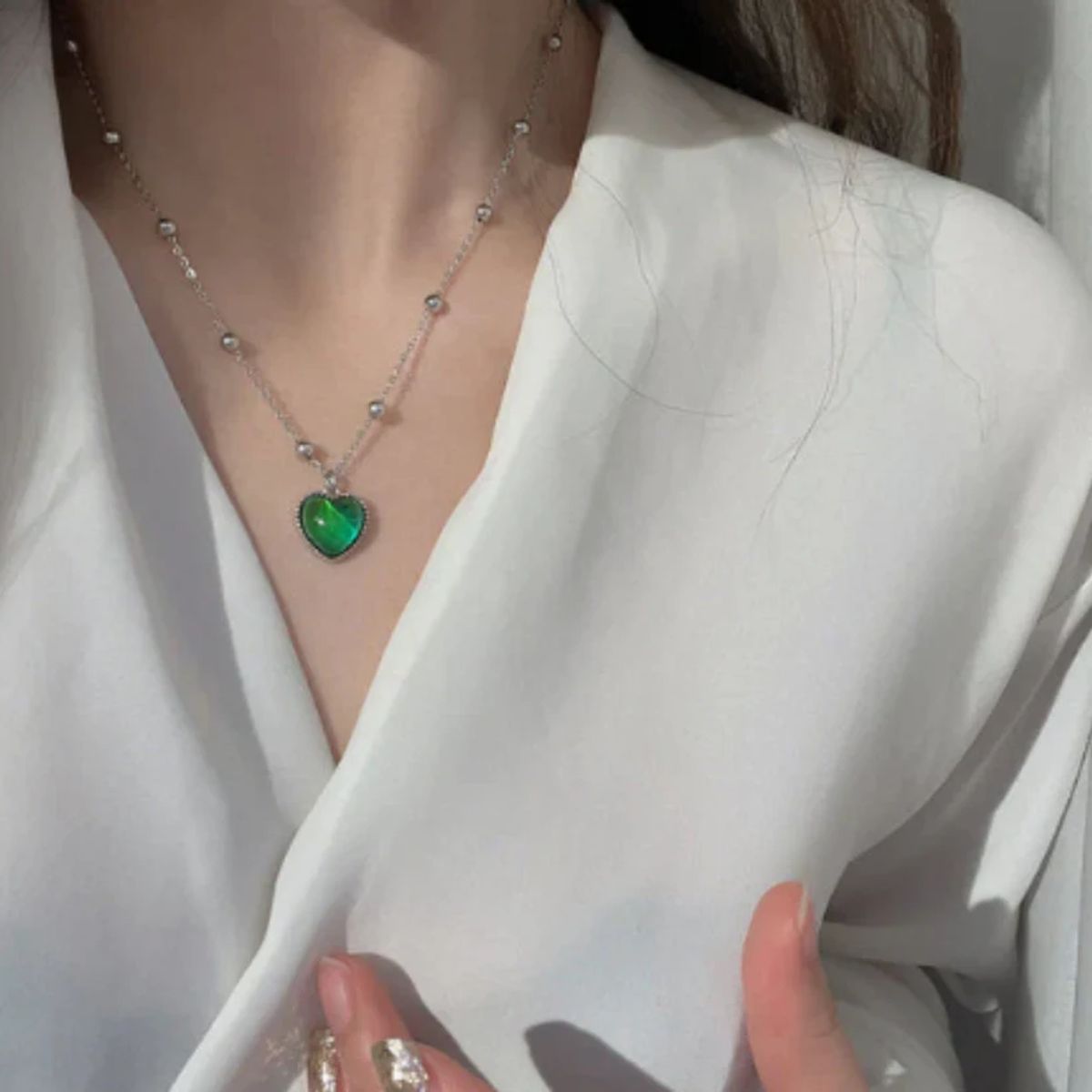 GENERICO - Collar Emociones Sentimientos Cambia de color Regalo Especial