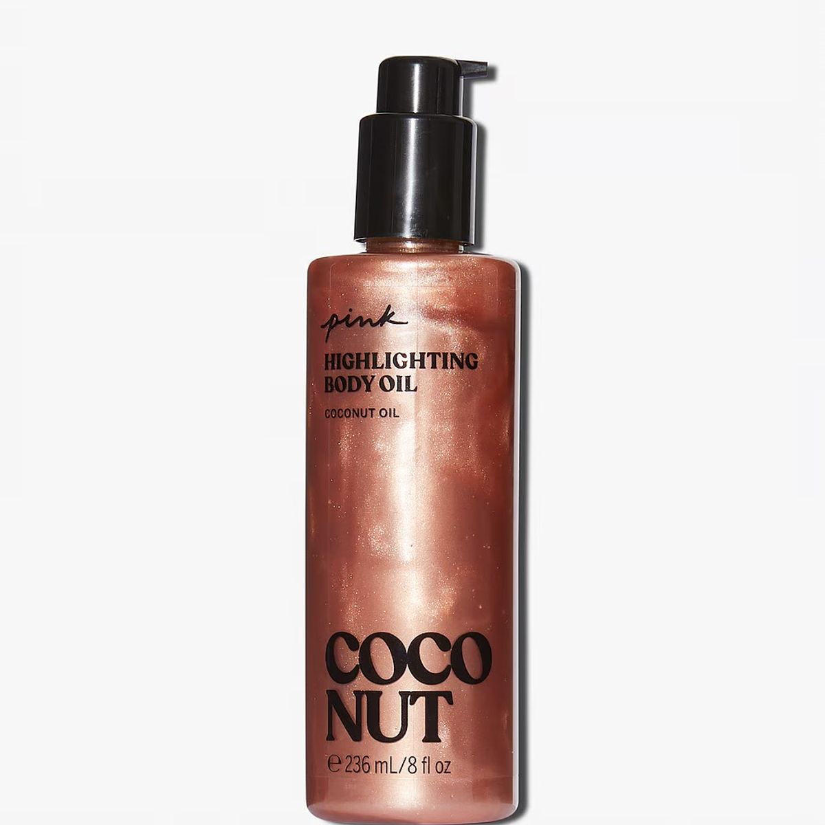 VICTORIA'S SECRET - ACEITE CORPORAL COCONUT SHIMER PINK VICTORIAS SECRET