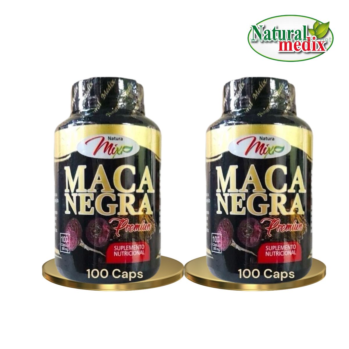 GENERICO - MACA NEGRA PREMIUM EN CAPSULAS PACK 2 UND