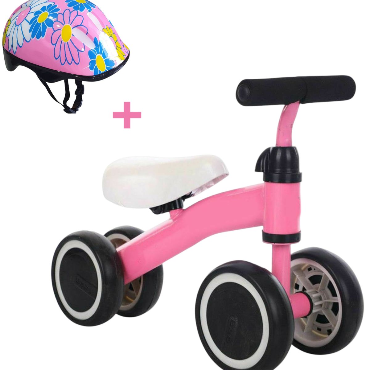 GENERICO - MINI BICICLETA ESTIMULACION DE EQUILIBRIO CON CASCO SEG