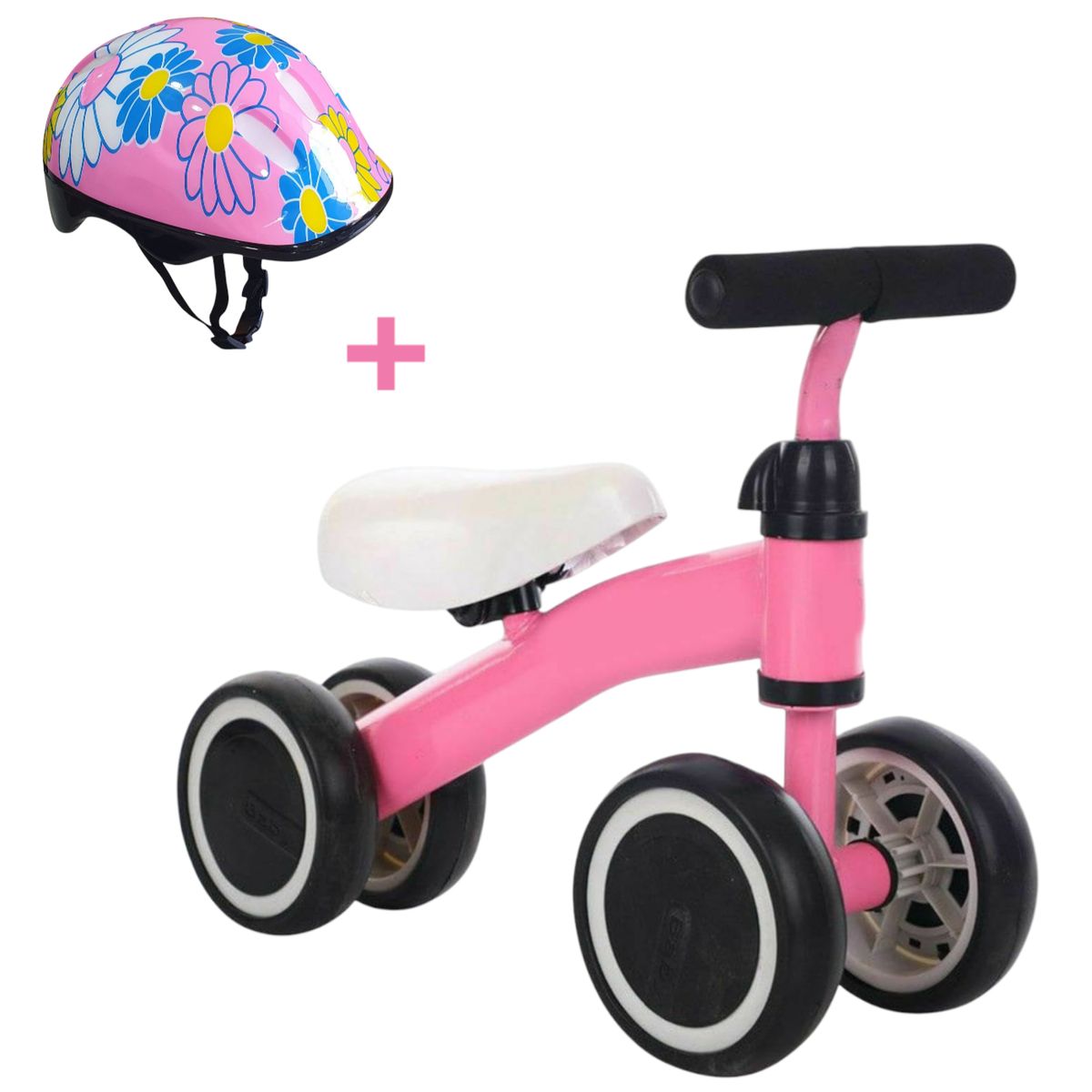 GENERICO - MINI BICICLETA ESTIMULACION DE EQUILIBRIO CON CASCO SEG
