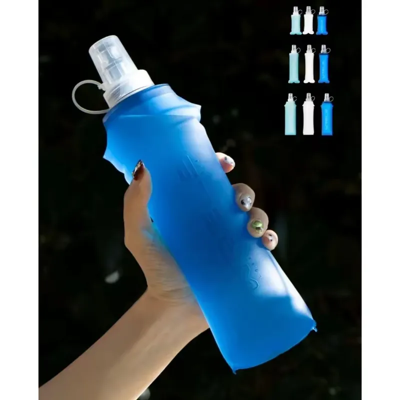 GENERICO - Bolsa de Agua para Correr Caminar 500ml Plegable SOFT FLASK