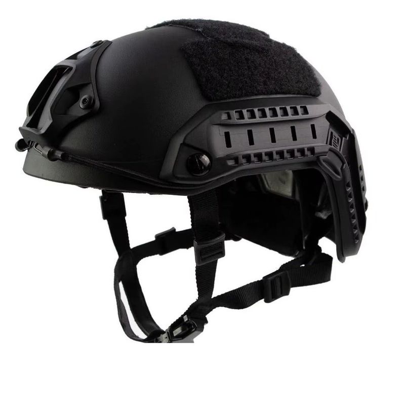 GENERICO - CASCO PROTECCION  SEGURIDAD  FAST   MULTIPROPOSITO ABS NEGRO