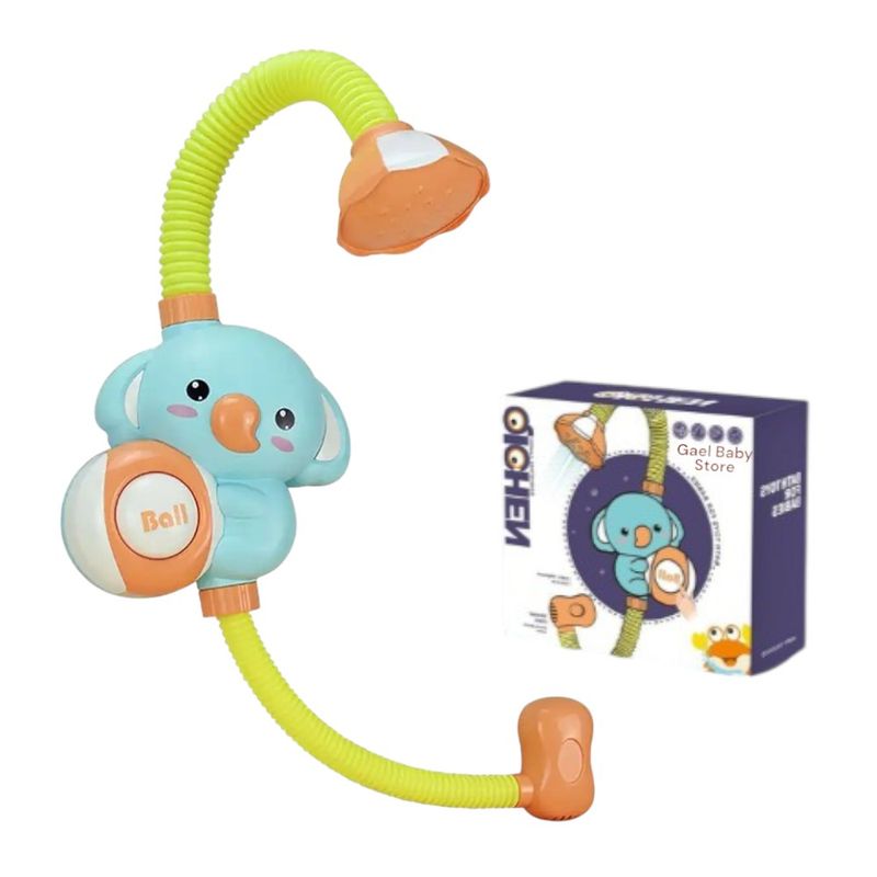 GENERICO - JUGUETE DUCHA PORTÁTIL PARA  BEBÉS DISEÑO KOALA COLOR CELESTE