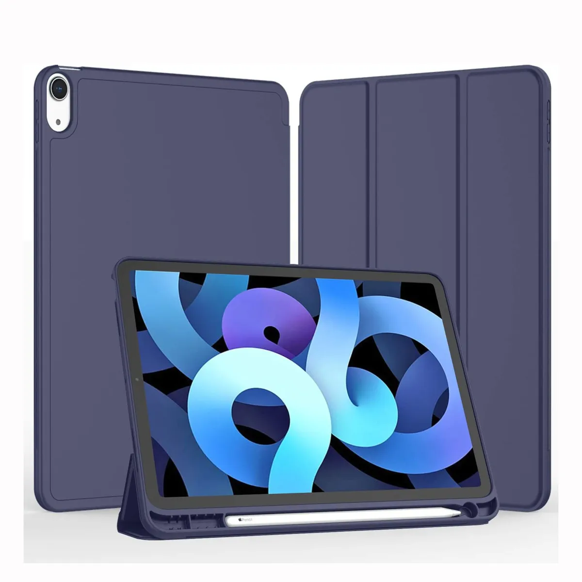 GENERICO - Funda Case para iPad Air 11Pulgadas Chip M2 año 2024 Azul