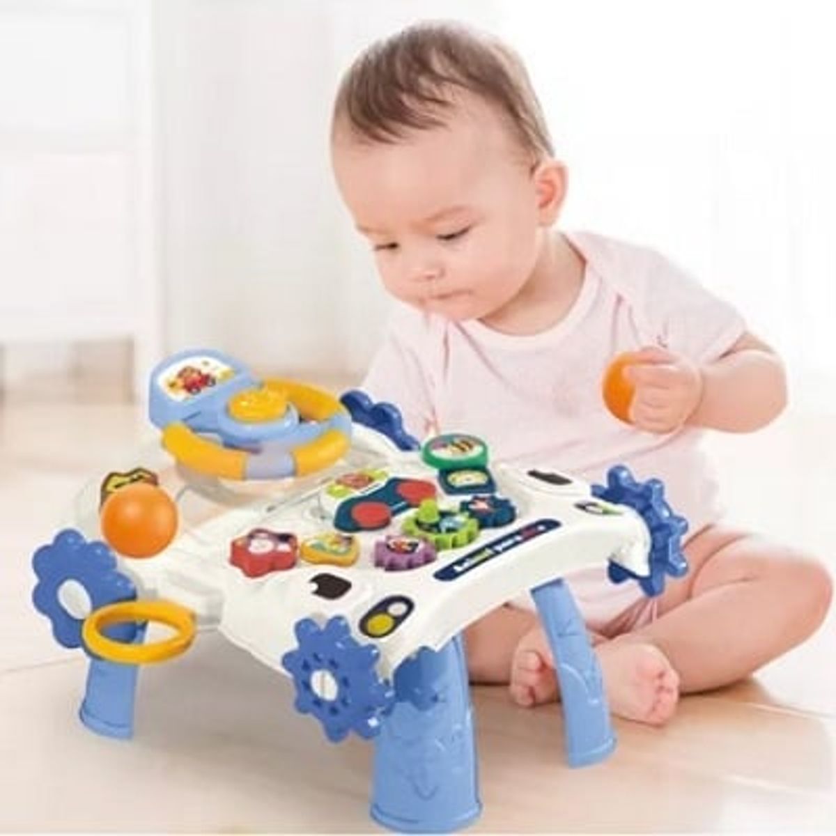 CAM - ANDADOR CAMINADOR MULTIFUNCIONAL 6 EN 1 MUSICAL - CELESTE