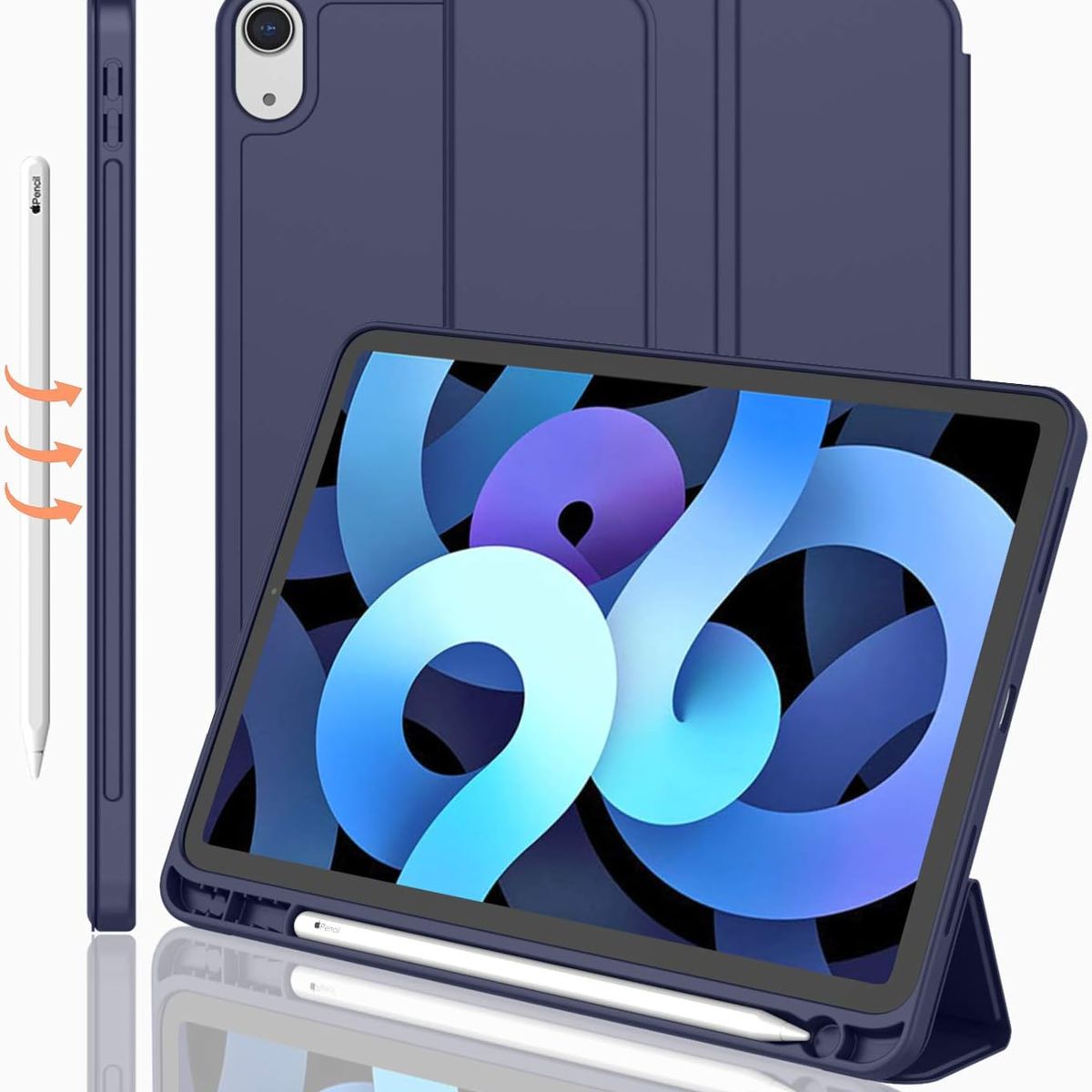 GENERICO - Funda Case para iPad Air 11Pulgadas Chip M2 año 2024 Celeste