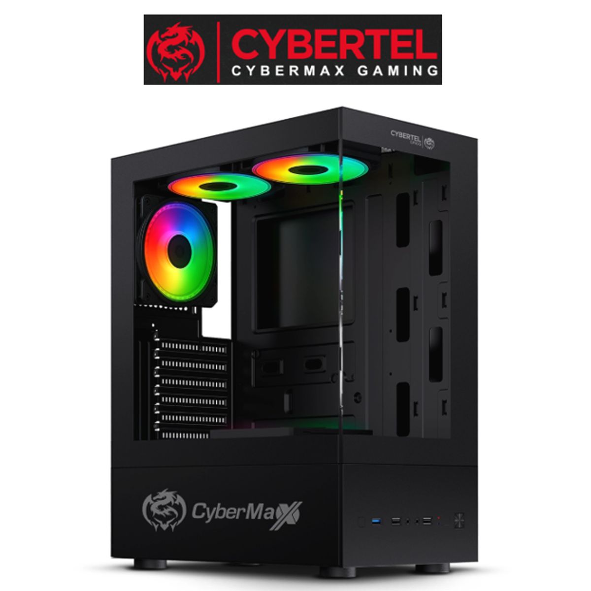 CYBERTEL - Case Gamer EPICO CBX5008R ARGB 4FAN  CYBERTEL