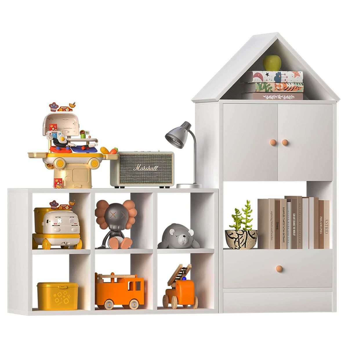 DIBA MUEBLES - Librero Estante Infantil Charis - DIBA Muebles