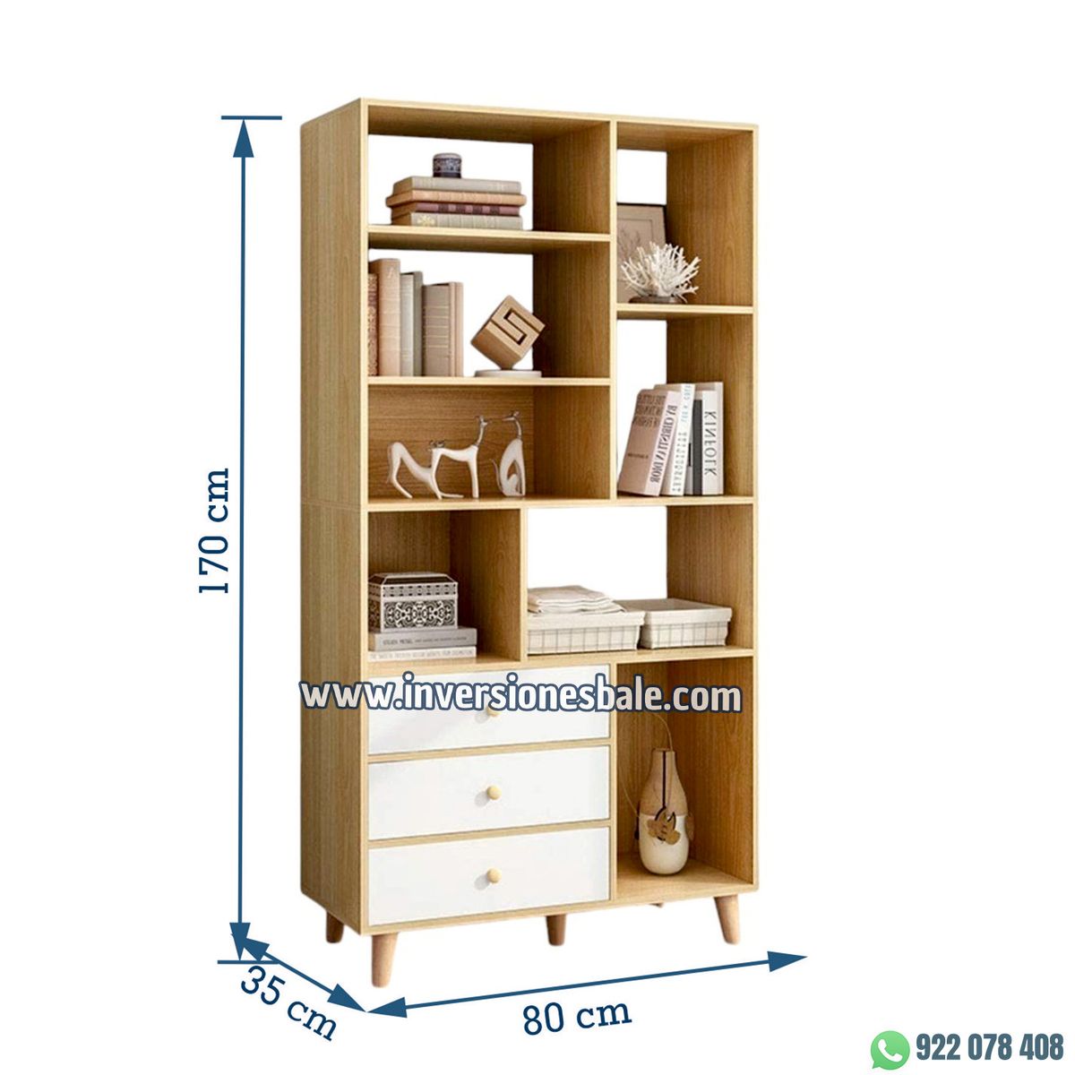 DIBA MUEBLES - Librero Colety - Diba Muebles