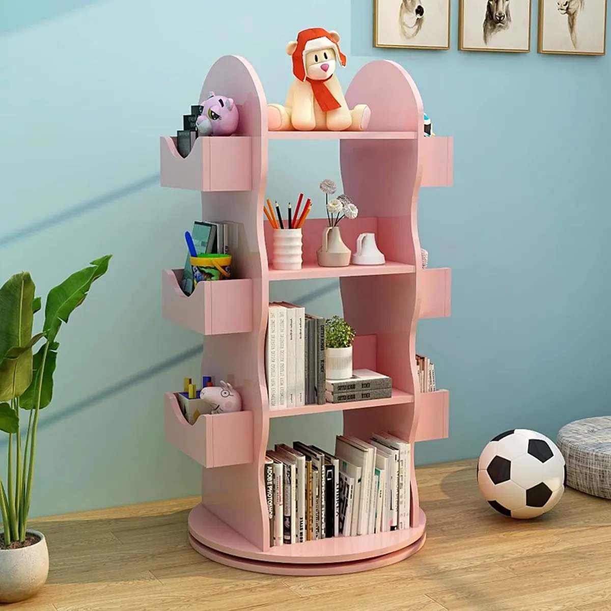 DIBA MUEBLES - Librero Giratorio Infantil Tarwen - DIBA Muebles